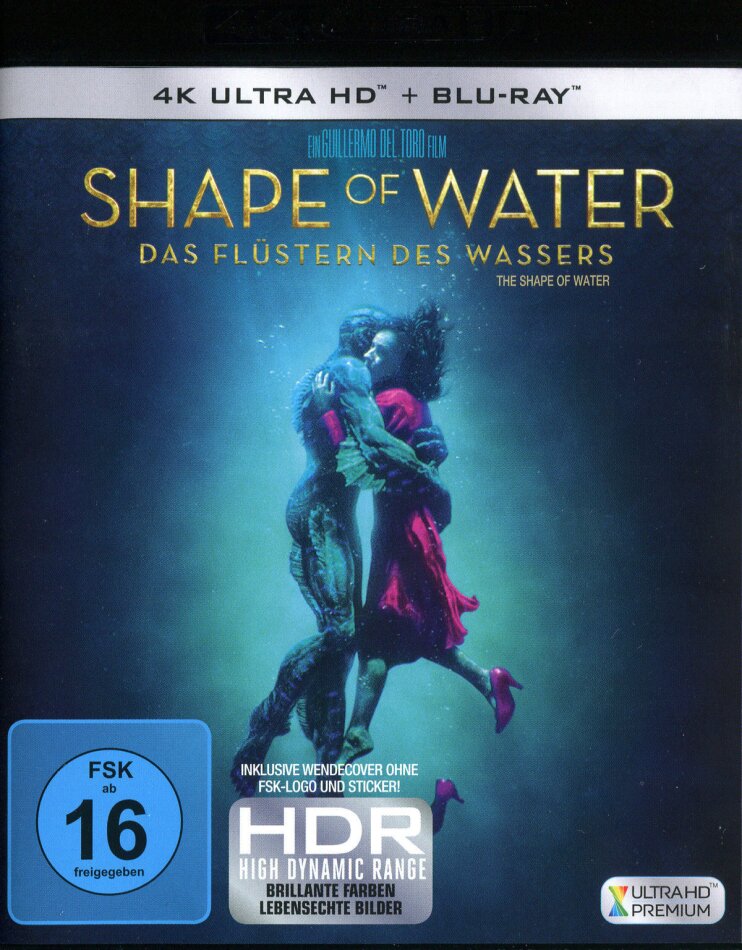 Shape of Water - Das Flüstern des Wassers (2017) (4K Ultra HD + Blu-ray)