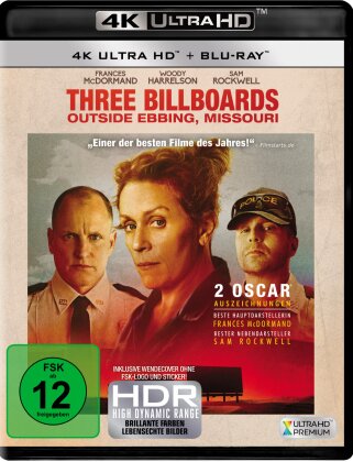 Three Billboards Outside Ebbing, Missouri (2017) (4K Ultra HD + Blu-ray)