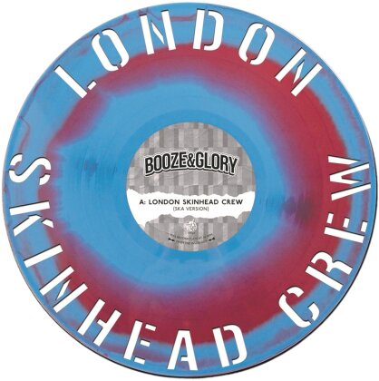 Booze & Glory - London Skinhead Crew (2018 Reissue, Limited Edition, Claret & Blue Vinyl, LP)