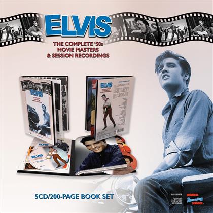Elvis Presley - The Complete 50's Movie Masters And Session Record (Book Edition, 5 CDs)