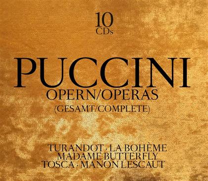 Maria Callas & Giacomo Puccini (1858-1924) - Opern-Operas (Gesamt-Complete) (10 CDs)