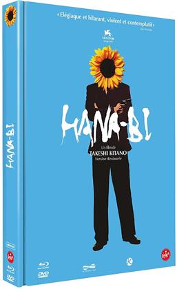 Hana-Bi (1997) (Édition Limitée, Mediabook, Version Restaurée, Blu-ray + DVD + CD)