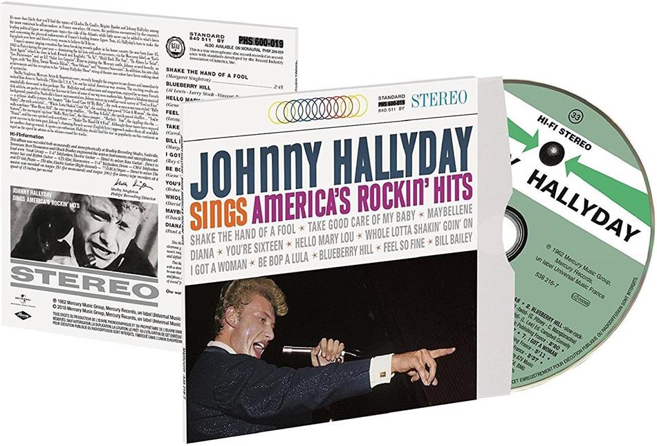 Sings America S Rocking Hits 2018 Reissue Papersleeve Limited Edition By Johnny Hallyday Cede Com