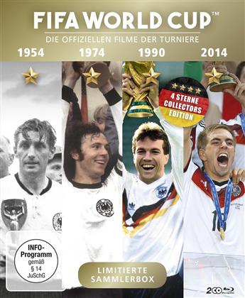FIFA World Cup - Die offiziellen Filme der Turniere 1954 / 1974 / 1990 / 2014 (Édition Limitée, 2 Blu-ray)