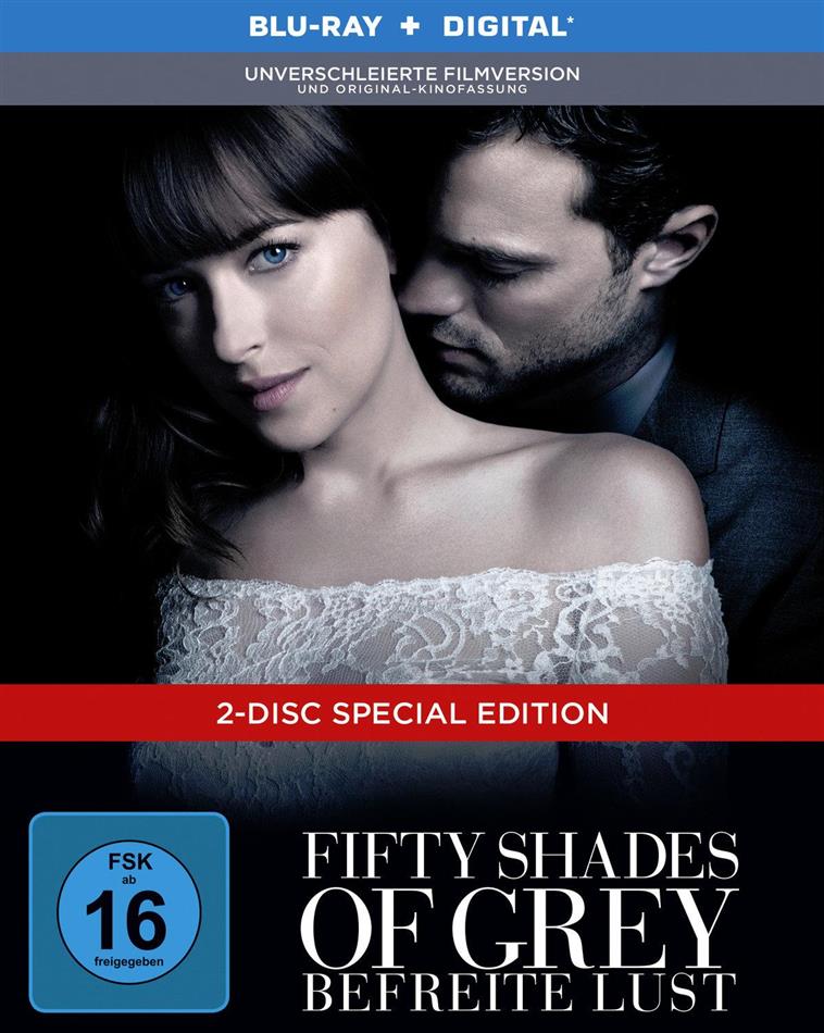 Fifty Shades of Grey 3 - Befreite Lust (2018) (Unverschleierte Filmversion, Original-Kinofassung, Limited Edition, Mediabook, Special Edition, Blu-ray + DVD)