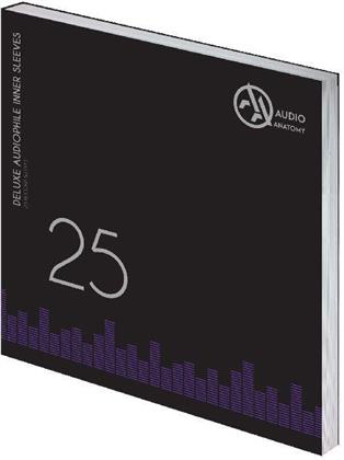 Deluxe Schallplatten Innenhüllen Antistatisch Creme 70 gr - 25 Stück