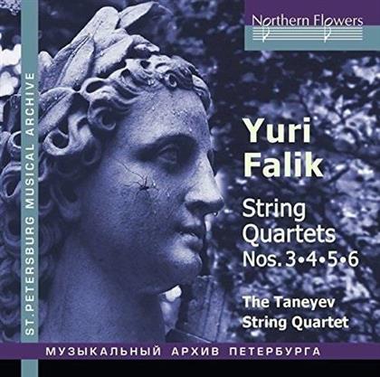 Taneyev Quartet & Yuri Falik (1936-2009) - String Quartets 3 - 6