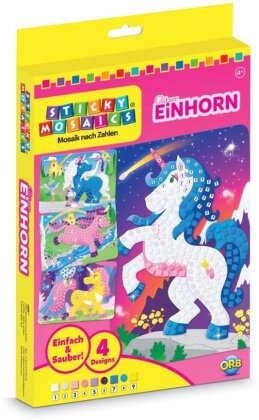 Sticky Mosaics Glitzer Einhorn