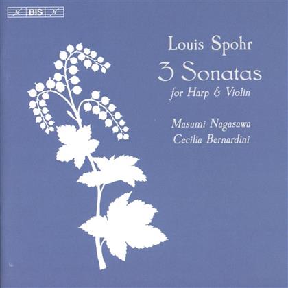 Louis Spohr (1784-1859), Cecilia Bernardini & Masumi Nagasawa - 3 Sonatas For Harp & Violin (Hybrid SACD)