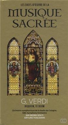 Giuseppe Verdi (1813-1901), Sir Georg Solti & Arturo Toscanini - Requiem/Te Deum (2 CDs)