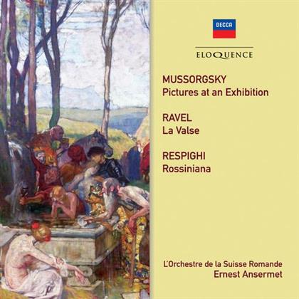 Ernest Ansermet, Modest Mussorgsky (1839-1881), Maurice Ravel (1875-1937), Ottorino Respighi (1879-1936) & L'Orchestre de la Suisse Romande - Mussorgsky Ravel Respighi: Orchestral Works (Australian Eloquence)