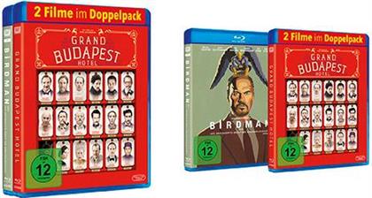 Birdman oder (Die unverhoffte Macht der Ahnungslosigkeit) / Grand Budapest Hotel (2 Blu-rays)
