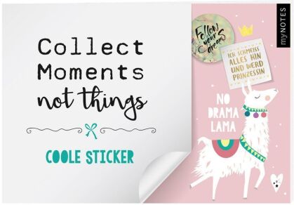 myNOTES Stickerheft Collect moments not things