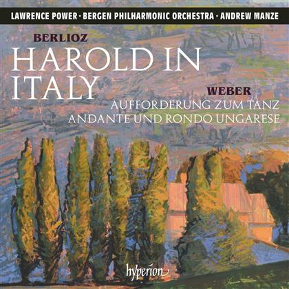 Berlioz, Carl Maria von Weber (1786-1826), Andrew Manze, Lawrence Power & Bergen Philharmonic Orchestra - Harold En Italie (Auszug) / Aufforderung Zum Tanz