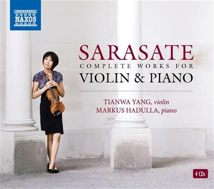 Pablo de Sarasate (1844-1908), Tianwa Yang & Markus Hadulla - Complete Works For Violin & Piano - Sämtliche Werke Für Violine & Klavier (4 CDs)