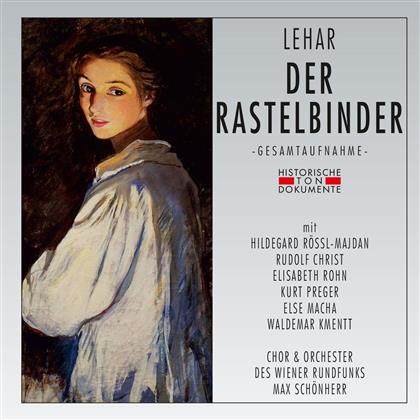 Hildegard Rössl-Majdan, Rudolf Christ, Franz Lehar (1870-1948), Max Schönherr & Orchester des Wiener Rundfunks - Der Rastelbinder - Aufnahme Von 1960 (2 CDs)