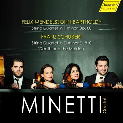 Minetti Quartett, Felix Mendelssohn-Bartholdy (1809-1847) & Franz Schubert (1797-1828) - String Quartet op. 80/ String Quartet D. 810