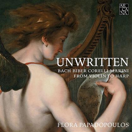 Heinrich Ignaz Franz von Biber (1644-1704), Biagio Marini (1594-1663), Corelli, Johann Sebastian Bach (1685-1750) & Flora Papadopoulos - Unwritten - From Violin To Harp