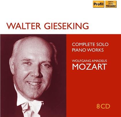 Wolfgang Amadeus Mozart (1756-1791) & Walter Gieseking (1895-1956) - Complete Solo Piano Works - Sämtliche Klavierwerke (8 CDs)