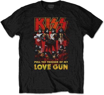 Kiss - Love Gun Glow (Black) T-Shirt