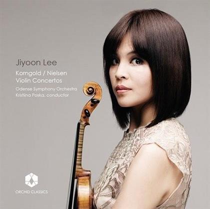 Erich Wolfgang Korngold (1897-1957), Carl August Nielsen (1865-1931), Kristina Poska, Jiyoon Lee & Odense Symphony Orchestra - Violin Concertos