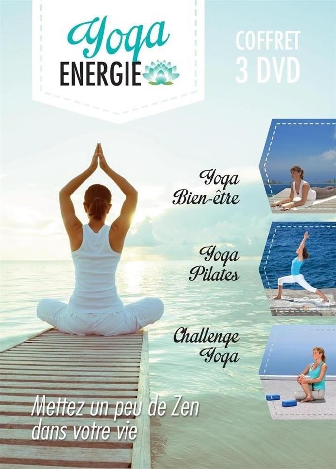 Yoga énergie - Yoga bien-être / Yoga pilates / Challenge Yoga 3 DVDs