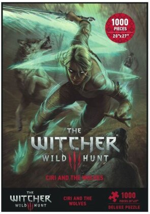Witcher 3 Wild Hunt Puzzle Ciri und die Wölfe