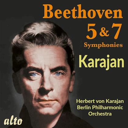 L. V. Beethoven, Ludwig van Beethoven (1770-1827), Herbert von Karajan & Berliner Philharmoniker - Symphonien Nr. 5 & 7