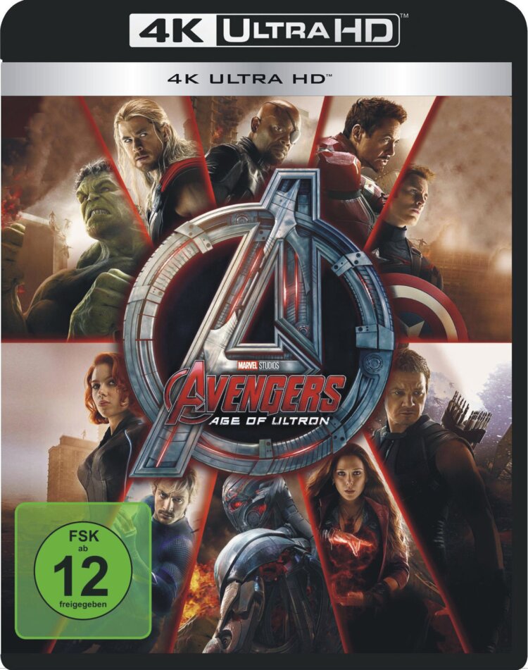 Avengers 2 - Age of Ultron (2015) (4K Ultra HD + Blu-ray)