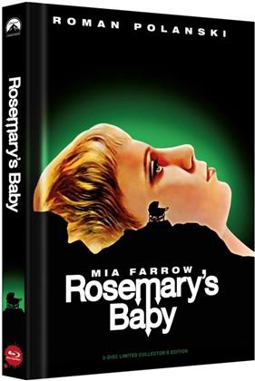 Rosemary's Baby (1968) (Cover A, Collector's Edition, Limited Edition, Mediabook, Uncut, Blu-ray + DVD)