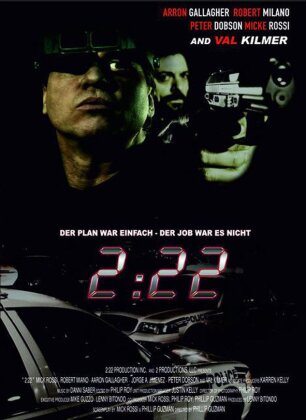 2:22 (2008) (Cover B, Édition Limitée, Mediabook, Uncut, Blu-ray 3D + DVD)