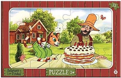 Rahmenpuzzle Pettersson und Findus - 15 Teile