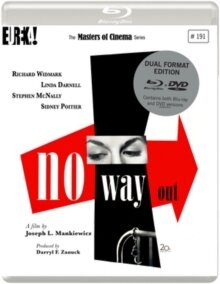 No Way Out (1950) (DualDisc, Masters of Cinema, n/b, Blu-ray + DVD)