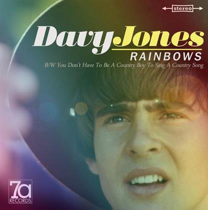 Davy Jones (The Monkees) - Rainbows / You Don't Have To Be A County Boy To (Red Vinyl, 7" Single)