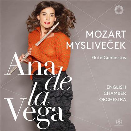 Wolfgang Amadeus Mozart (1756-1791), Josef Mysliveček (1737-1781) & Ana de la Vega - Flute Concertos (SACD)