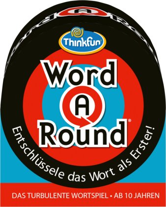 ThinkFun - 76307 - Word-a-round - Das Wortsuchspiel. Entschlüssle das Wort als Erster! Ein Suchspiel für 2-4 Spieler ab 10 Jahren.