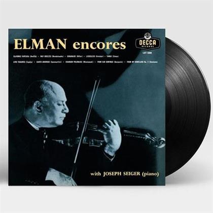 Mischa Elman & Joseph Seiger - Elman - Encores (LP)
