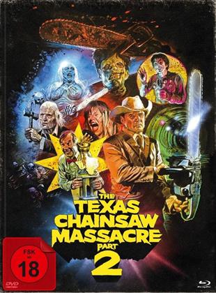 The Texas Chainsaw Massacre - Part 2 (1986) (Limited Edition, Mediabook, 2 Blu-rays + DVD)