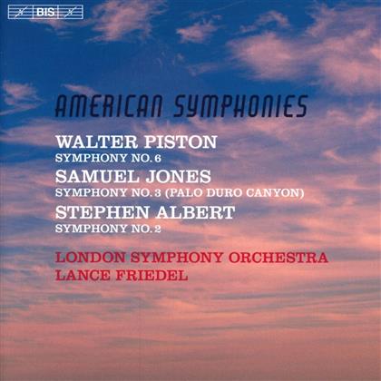 David Friedel, Walter Piston (1894-1976), Samuel Jones (*1935), Stephen Albert (1941-1992) & The London Symphony Orchestra - American Symphonies (SACD)