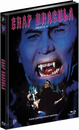 Graf Dracula (1974) (Cover B, Limited Edition, Mediabook, Uncut, Blu-ray + DVD)