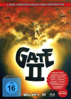 Gate 2 (1990) (Cover A, Collector's Edition, Edizione Limitata, Mediabook, Uncut, Blu-ray + DVD)