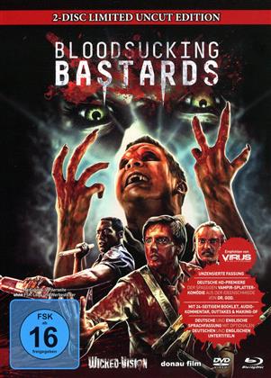 Bloodsucking Bastards (2015) (Cover C, Limited Edition, Mediabook, Uncut, Blu-ray + DVD)