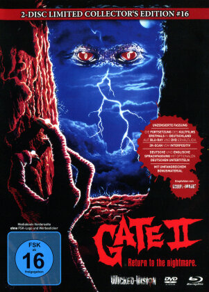 Gate 2 - Return to the Nightmare. (1990) (Cover B, Collector's Edition, Limited Edition, Mediabook, Uncut, Blu-ray + DVD)
