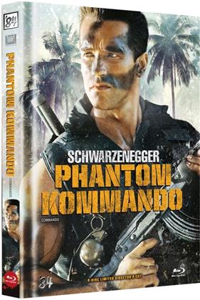 Phantom Kommando (1985) (Cover C, Édition Collector, Director's Cut, Édition Limitée, Mediabook, Blu-ray + DVD)