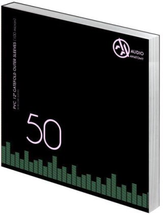 Deluxe Schallplatten Innenhüllen Antistatisch Creme 70 gr - 50 Stück