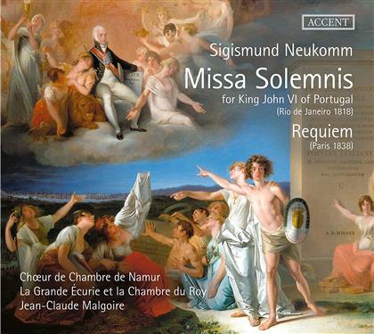 Sigismund Neukomm (1778-1858), Jean-Claude Malgoire, Choeur de Chambre de Namur & Cantaréunion - Ensemble Vocal De L'Océan Indien - Missa Solemnis & Requiem (2 CDs)