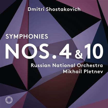 Dimitri Schostakowitsch (1906-1975), Mikhail Pletnev & The Russian National Orchestra - Sinfonien 4 & 10 (2 Hybrid SACDs)