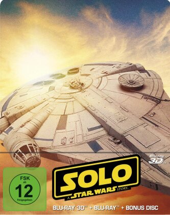 Solo - A Star Wars Story (2018) (Steelbook, Blu-ray 3D + 2 Blu-rays)