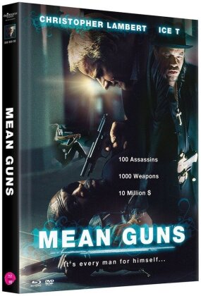 Mean Guns (1997) (Cover B, Limited Edition, Mediabook, Uncut, Blu-ray + 2 DVDs)