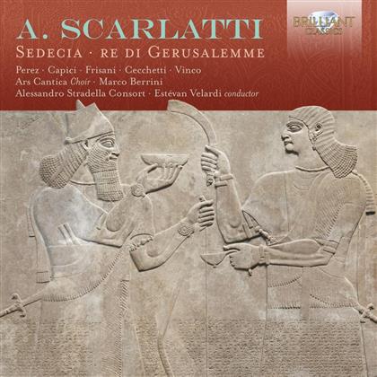 Alessandro Scarlatti (1660-1725), Estevan Velardi & Alessandro Stradella Consort - Sedecia / Re Di Gerusalemme (2 CDs)